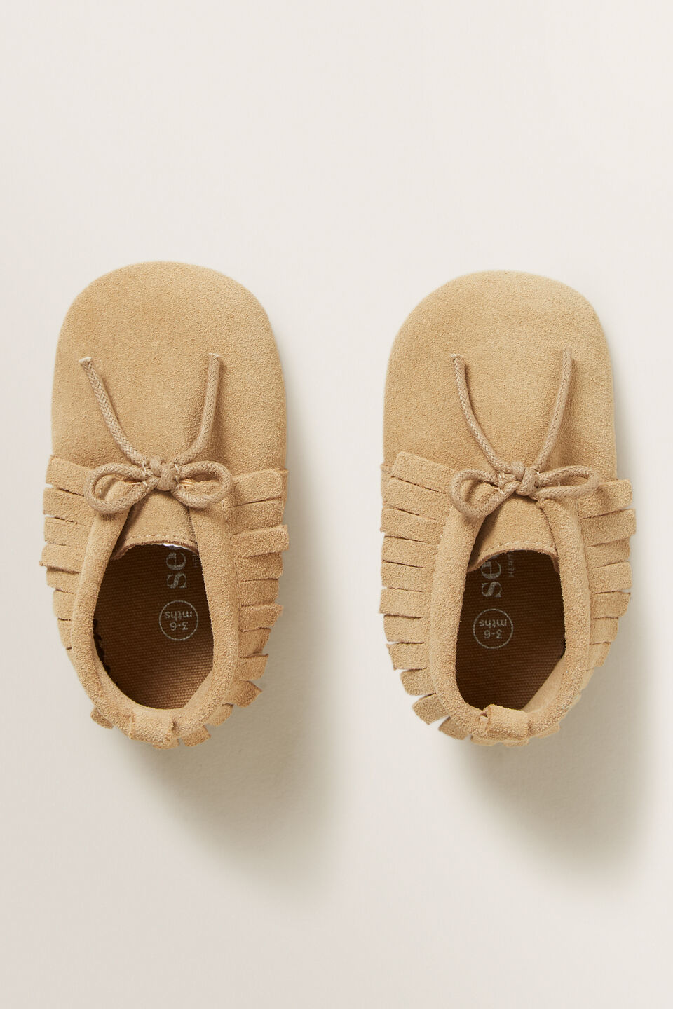 Suede Moccasin  Stone