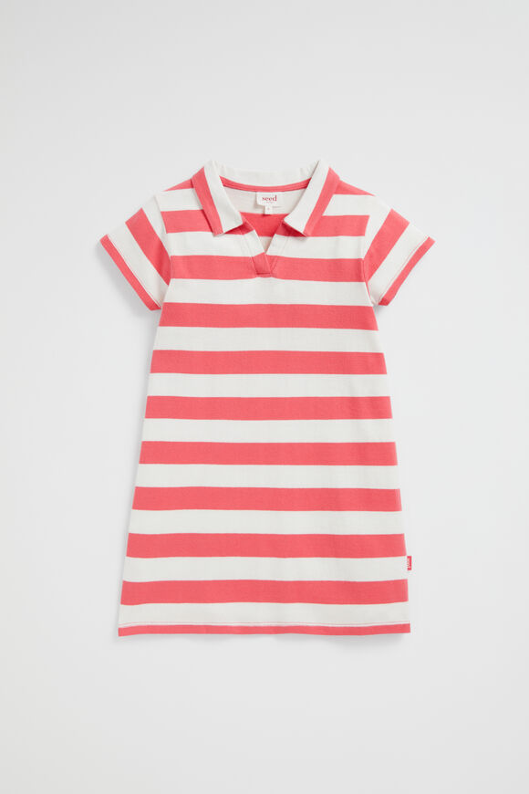 Core Rugby Dress  Wild Berry Stripe  hi-res