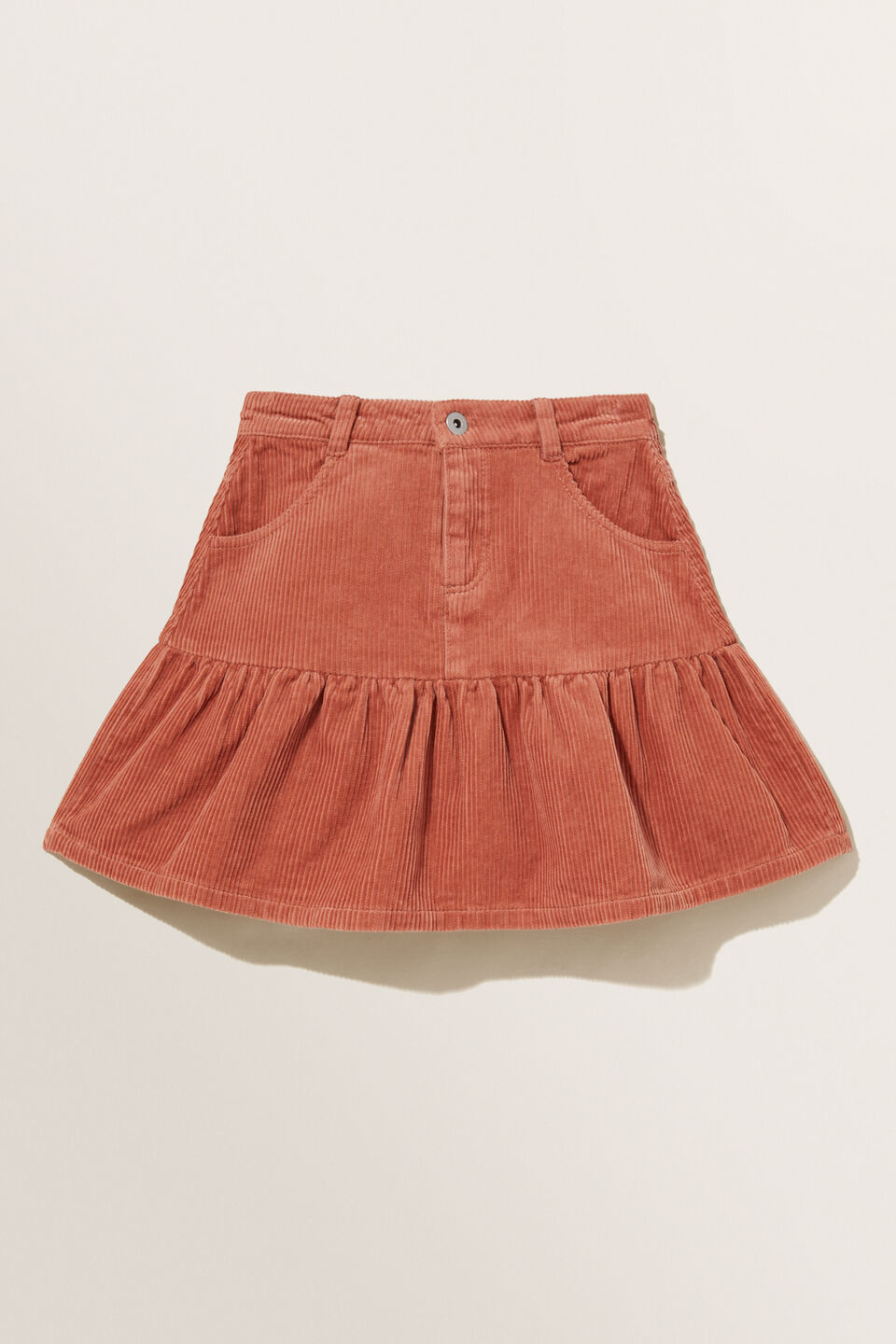 Corduroy Skirt  Clay
