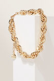 Chunky Rope Chain Bracelet  Gold  hi-res