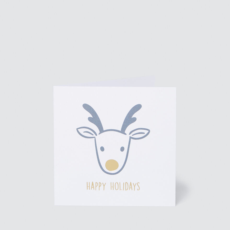 Small Happy Holidays Card  