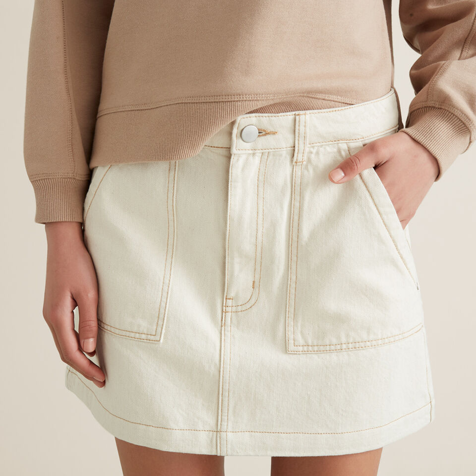 Pocket Denim Skirt  
