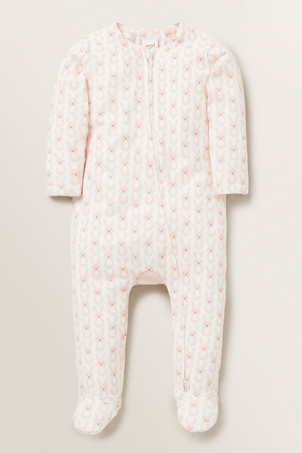 Bunny Bum Zipsuit (Available in size 00000)  