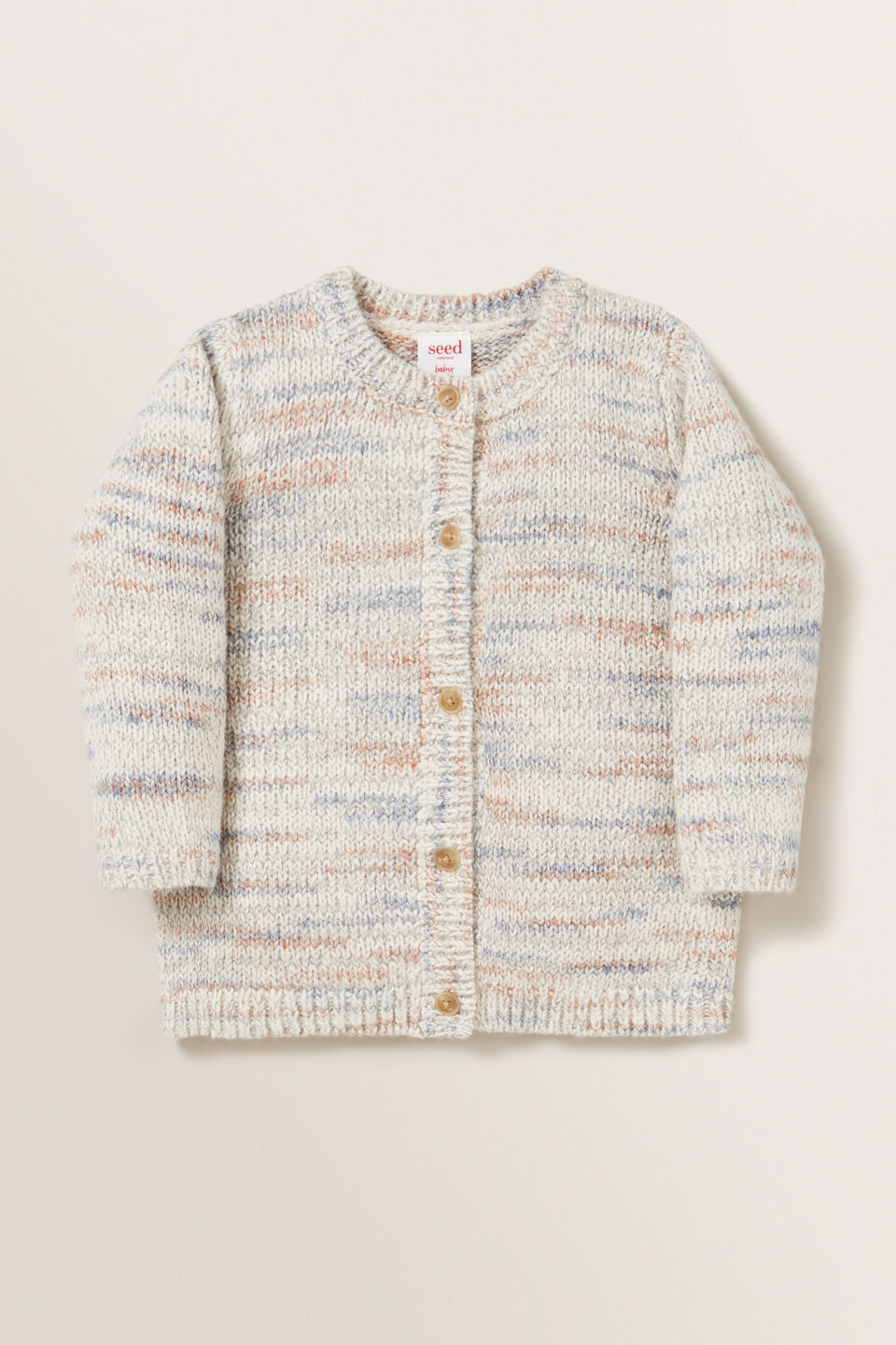 Space Dye Knitted Cardigan  