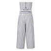 Stripe Linen Jumpsuit    hi-res