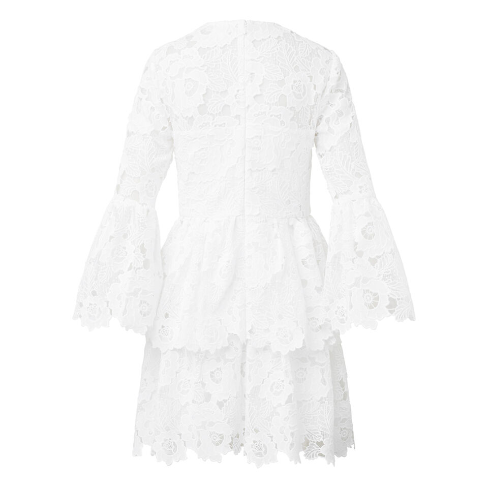 Bell Frill Lace Dress  1