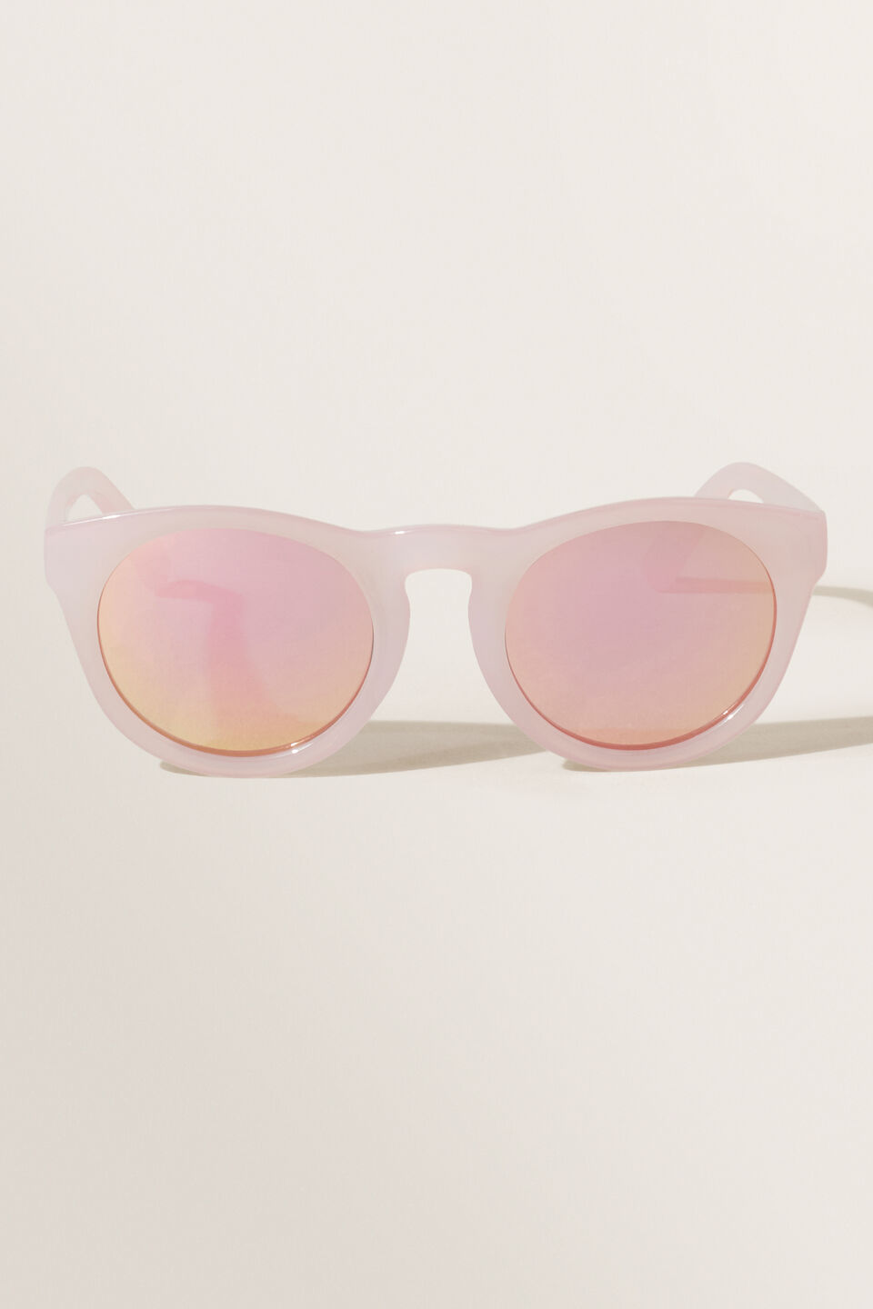 Pink Round Sunglasses  Pink
