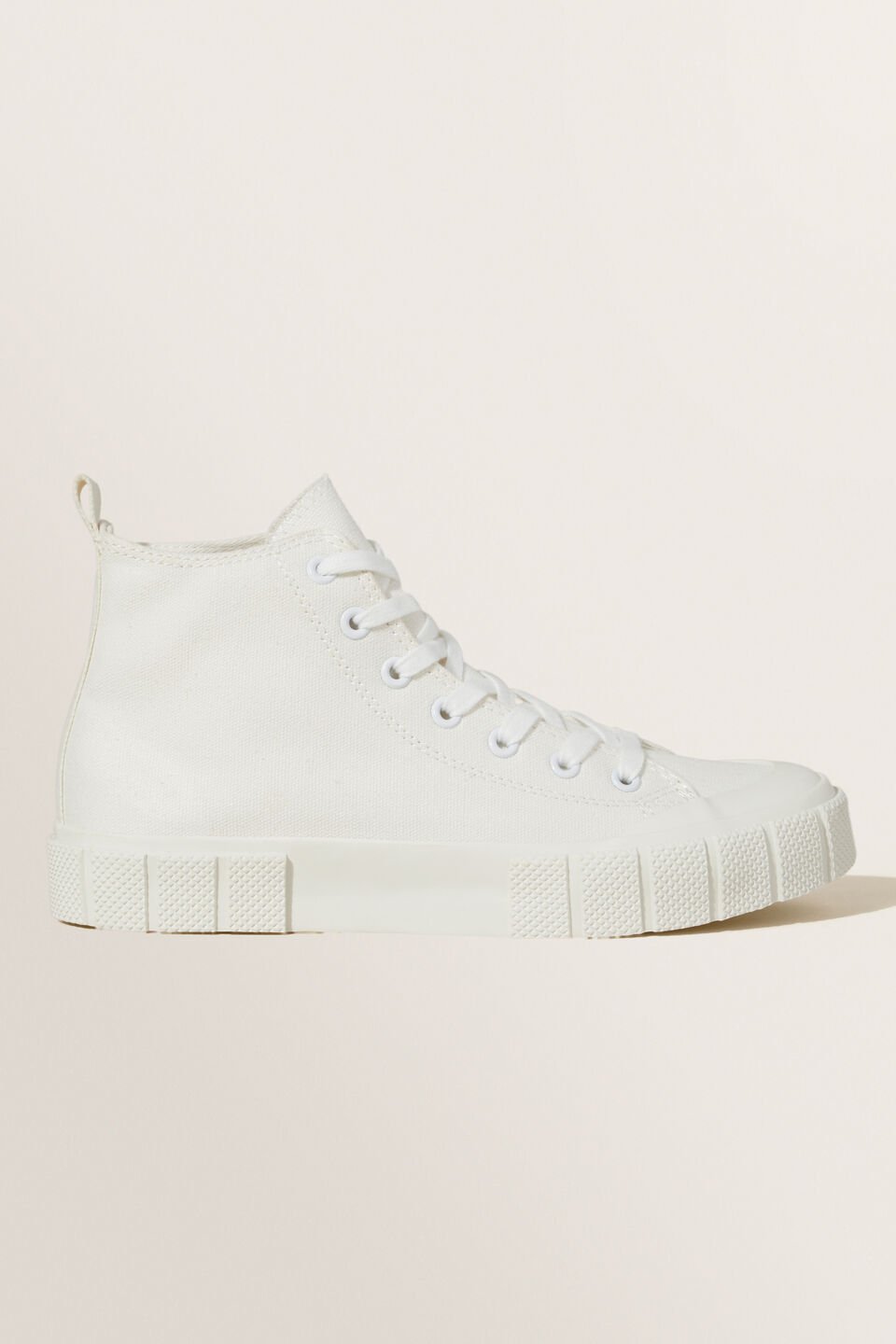 Chunky Sole High Top  White