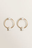 Round Pearl Earrings  9  hi-res
