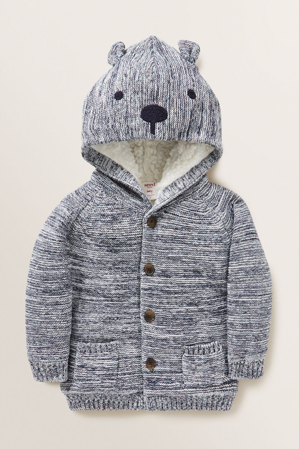 Novelty Knitted Hoodie  