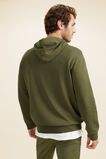 Mens Cotton Hoodie  Army Green  hi-res