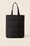 Quilted Leisure Tote  Black  hi-res