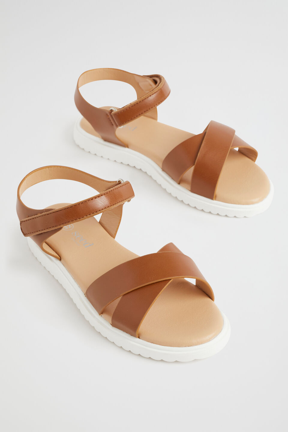 Summer Crossover Sandal  Tan