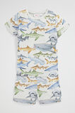 Shark Pyjama  Cloudy Marle  hi-res