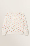 Spot Brushed Terry Sweater  Oat Marle  hi-res