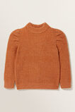 Puff Knit Sweater  Cinnamon  hi-res