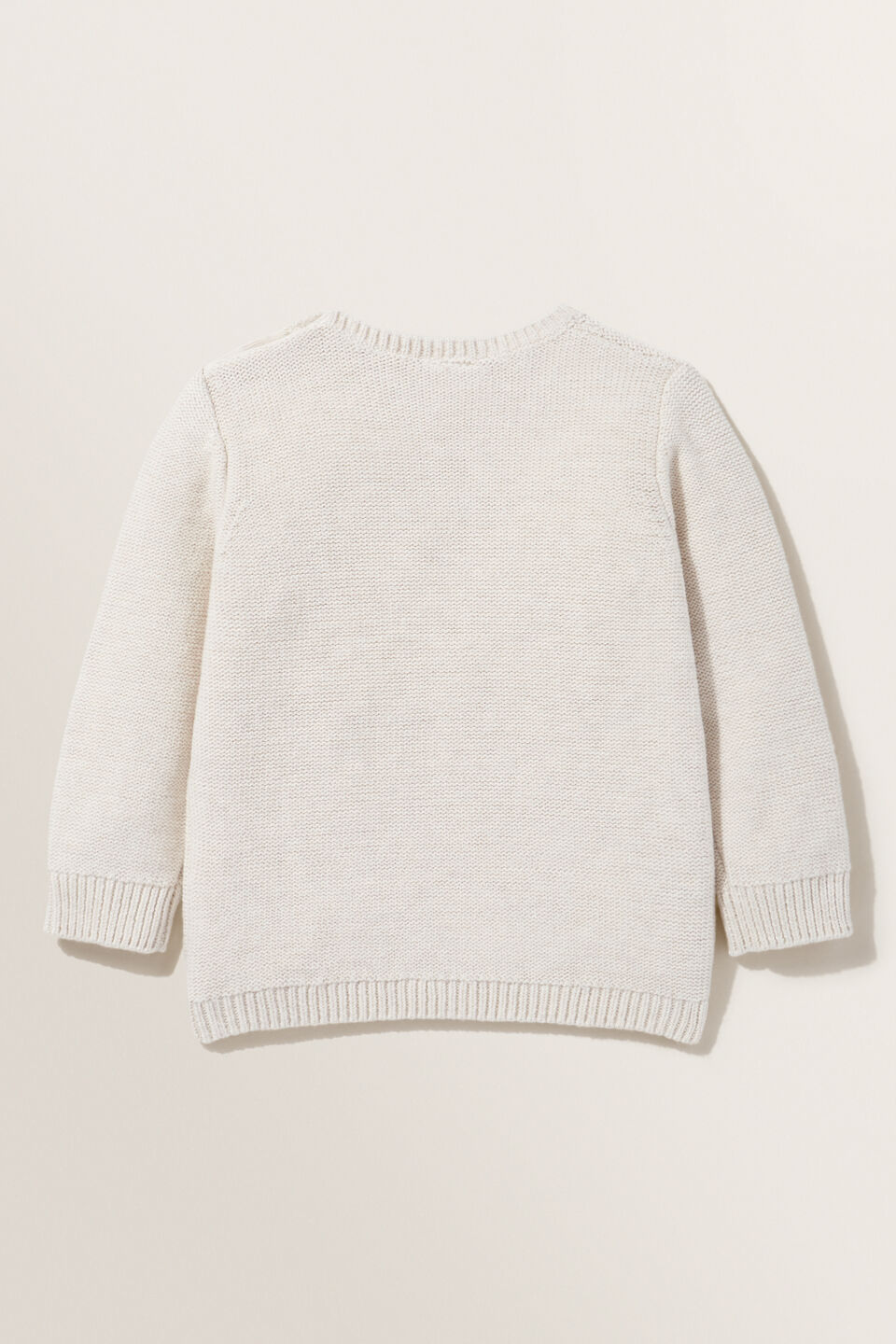 Bunny Knit Sweater  Oat Marle