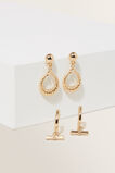 Metail Earring Pack  Gold  hi-res