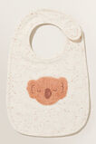 Koala Bib  Almond Speckle  hi-res