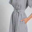 Frill Sleeve Shirt Dress    hi-res