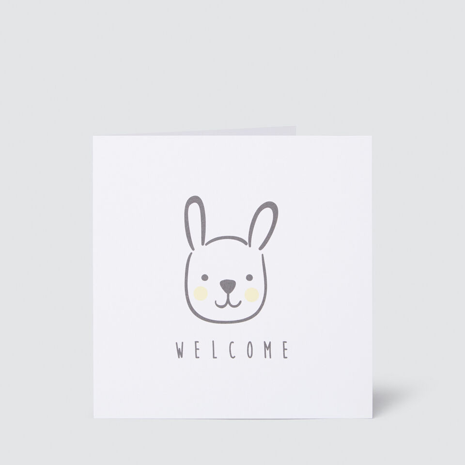 Large Welcome Card  