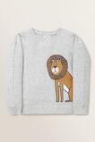 Lion Print Sweater    hi-res