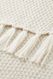 Chunky Handstitch Knit Scarf  Cloud Cream  hi-res