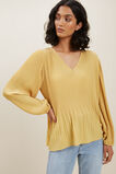 Textured Pleat Blouse  Tuscan Clay  hi-res