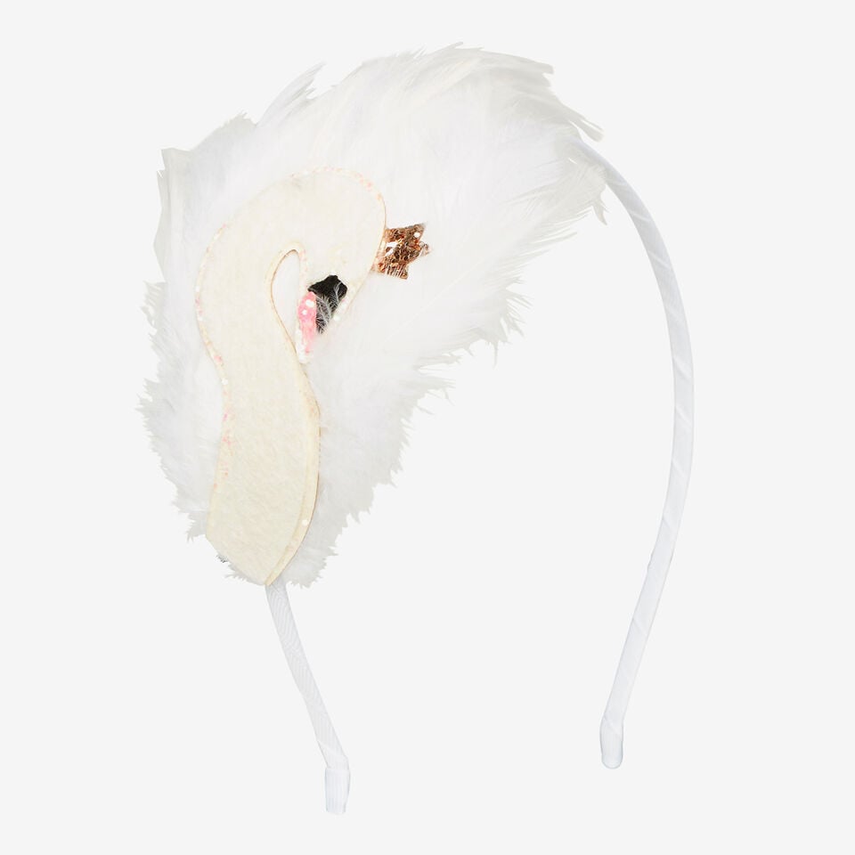 Swan Feather Headband  
