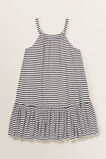 Metallic Stripe Dress    hi-res