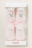 Lion 2 Pack Socks  Soft Pink  hi-res
