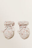 Knit Speckle Booties    hi-res