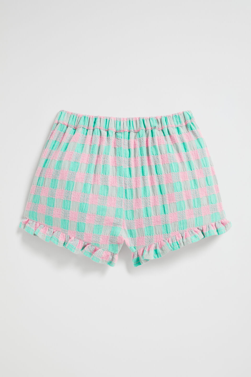 Gingham Shorts  Candy Pink