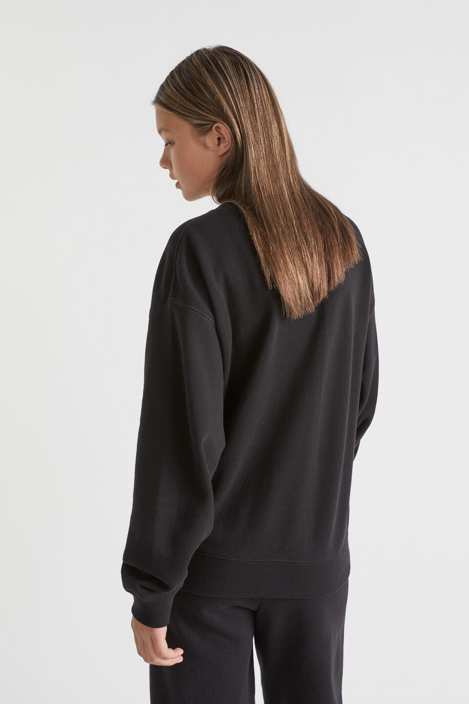 Core Relaxed Sweat  Black