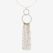 Ring Chain Tassel Necklace    hi-res