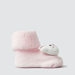 Pink Bear Rattle Socks    hi-res
