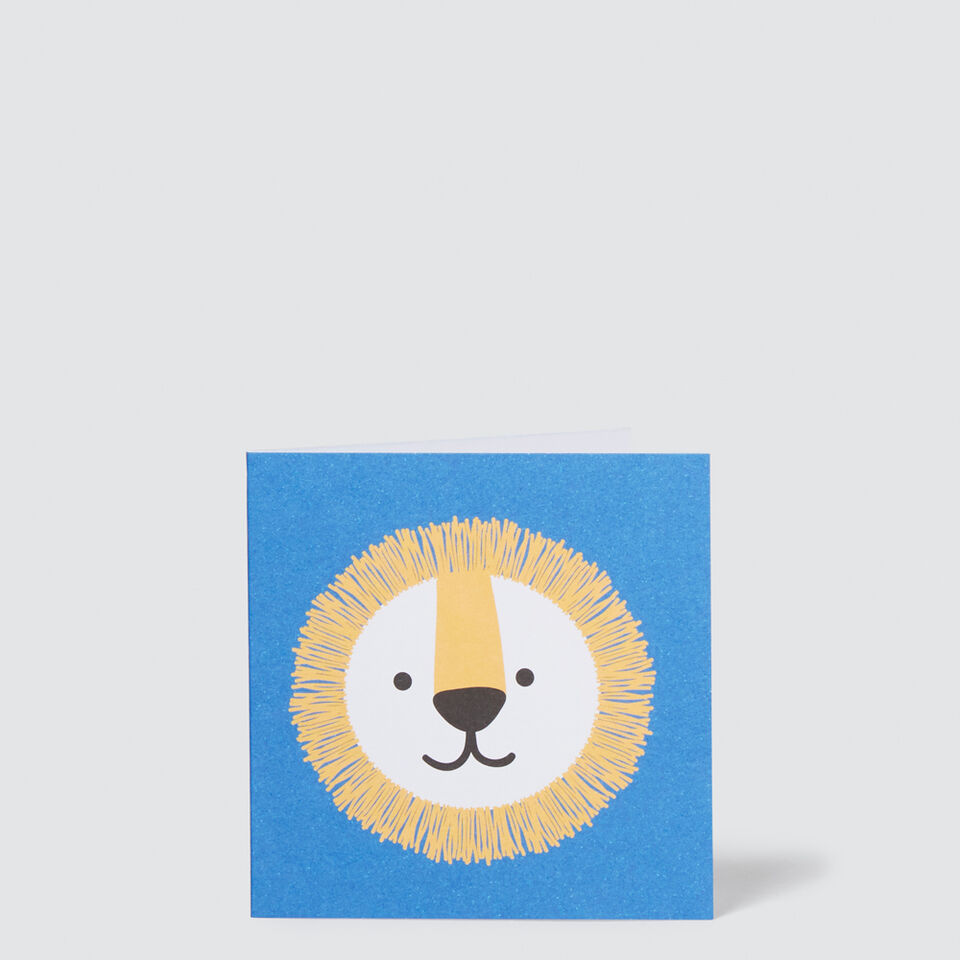 Small Lion Card  