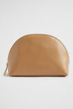 Leather Crescent Pouch  Toffee  hi-res