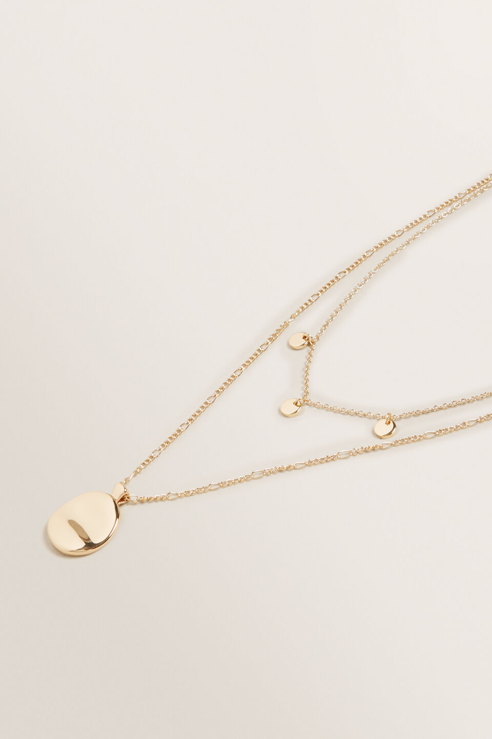 Layered Necklace  Gold