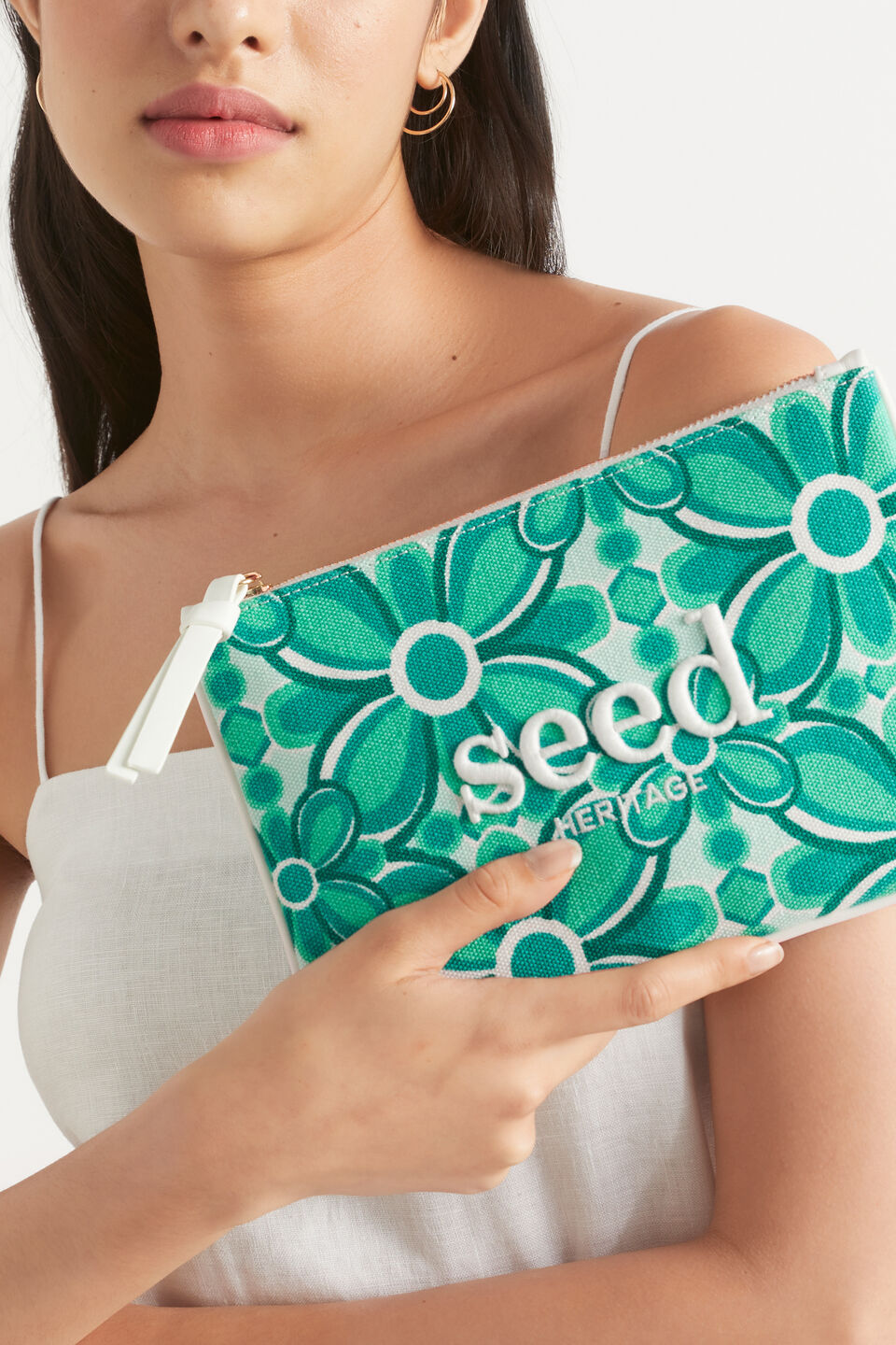 Seed Pouch  Jade Green Retro