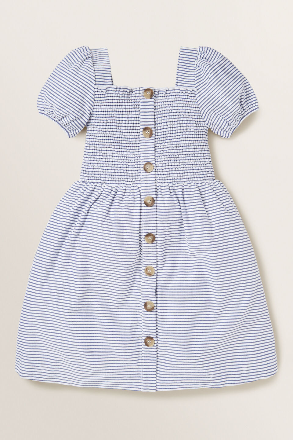 Stripe Button Dress  