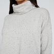 Cowl Neck Flock Sweater    hi-res