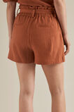 Tie Up Cheesecloth Shorts    hi-res