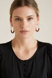 Semi Gold Earrings    hi-res