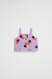Strawberry Embroidered Top  Lilac  hi-res
