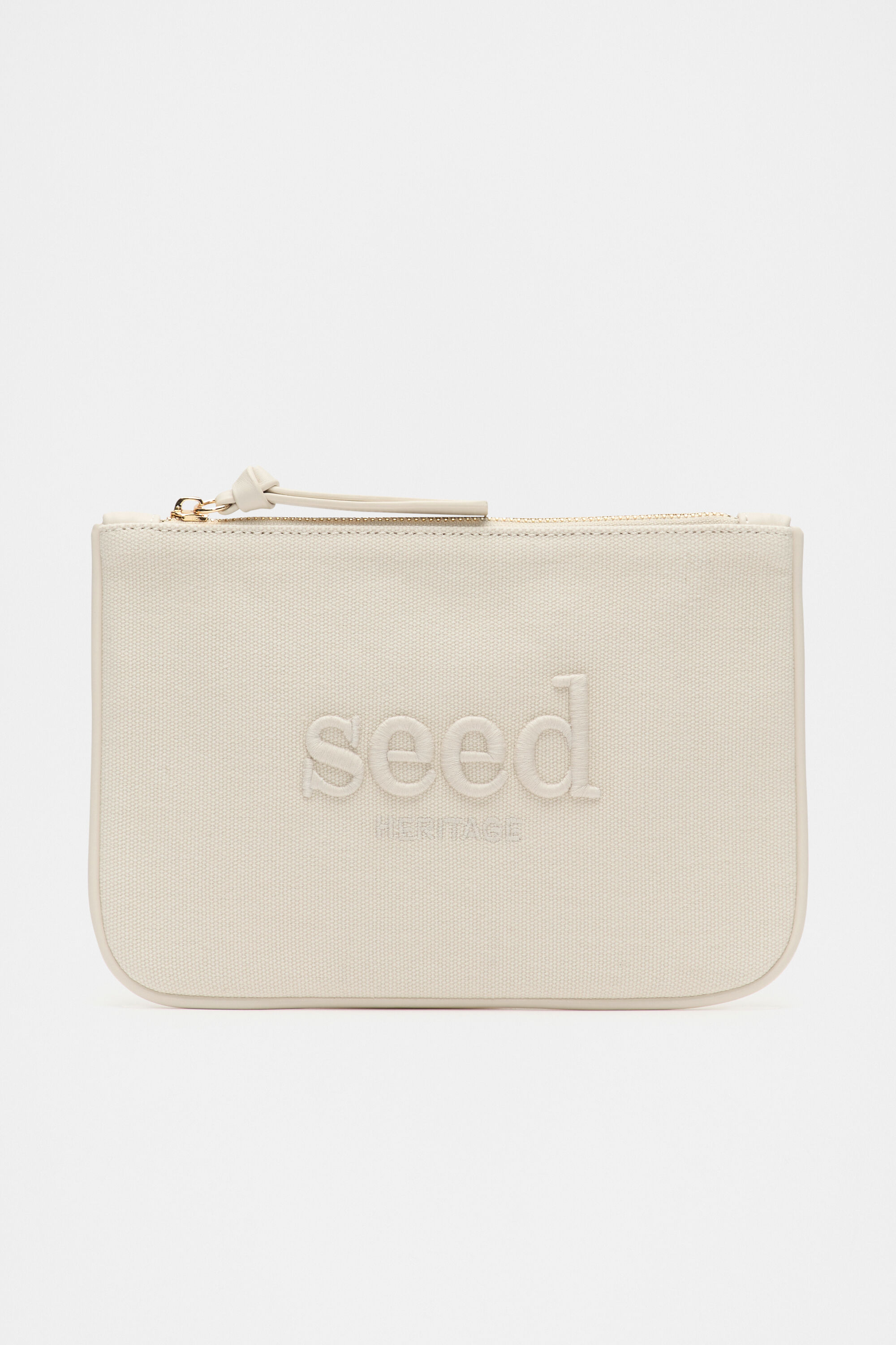 Seed heritage soft pouch clutch 2025