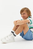 Stripe Rib Sock  Navy  hi-res
