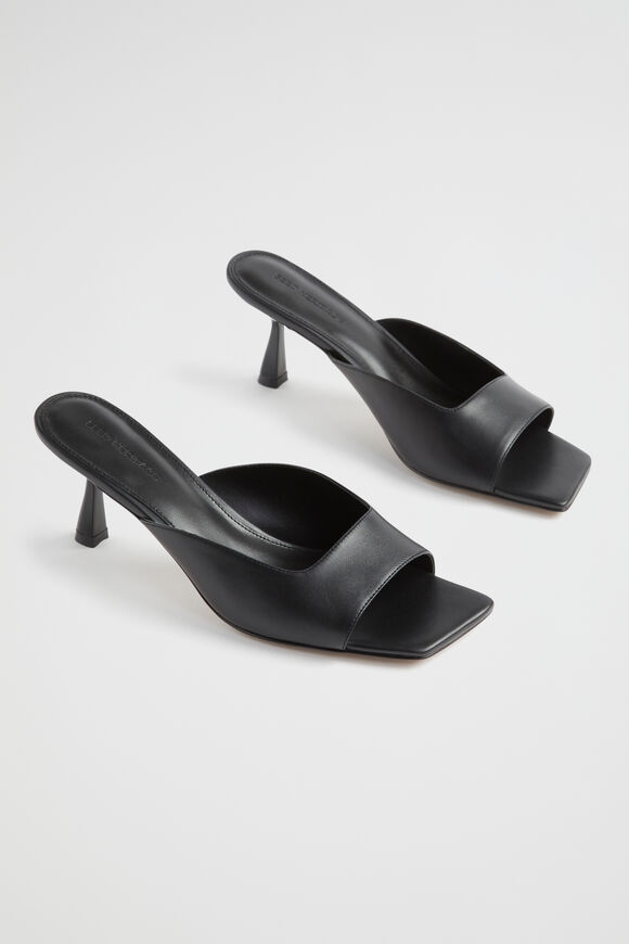 Kaya Peeptoe Mule  Black  hi-res