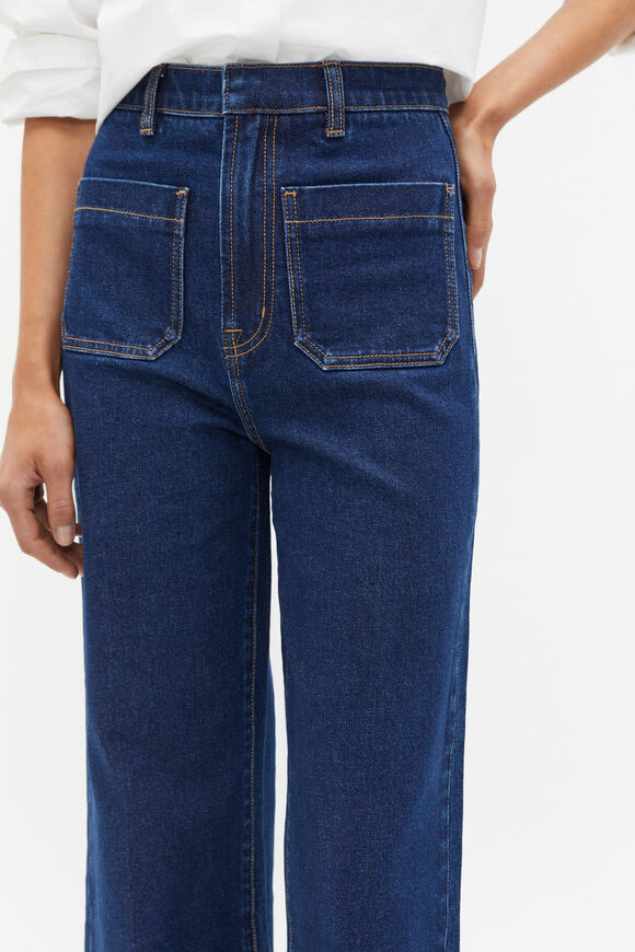 Core Wide Leg Pocket Jean  Neptune Wash  hi-res