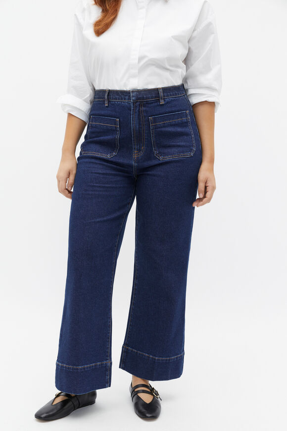 Core Wide Leg Pocket Jean  Neptune Wash  hi-res